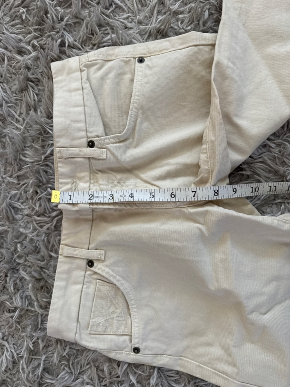 Citizens of Humanity Cream Flare Jeans - Picture 11 of 12